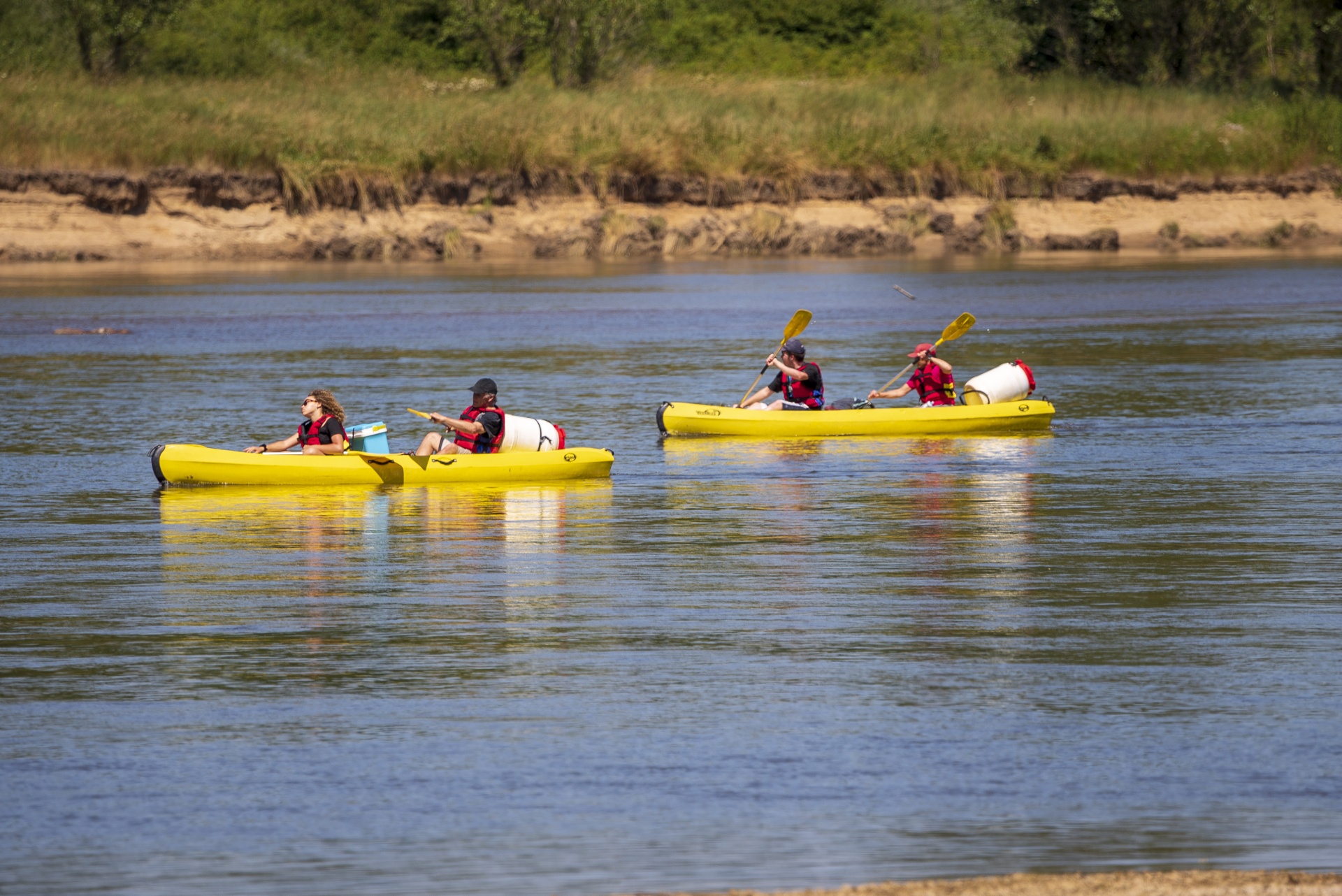 Canoé sur la Loire